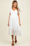 Ivory Solid Sweet Heart Maternity Dress
