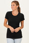 Black Short Sleeve Nursing T-Shirt Top