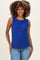 Royal Blue Sleeveless Knit Maternity Top