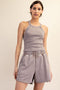 Mocha Mineral Wash Terry Short
