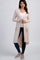 Cream Button Front Knit Cardigan