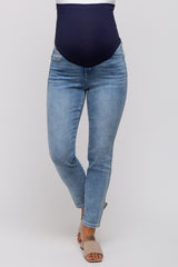 Light Blue Maternity Skinny Jeans