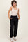 Black Drawstring Relaxed Fit Sweatpants