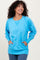 Light Blue Vintage Wash French Terry Pullover