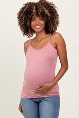 Pink Soft Basic Maternity Cami