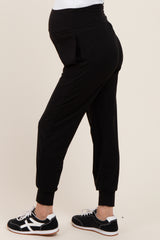 Black Maternity Joggers