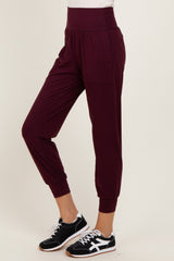Burgundy Joggers