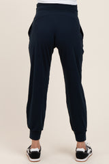 Navy Maternity Joggers