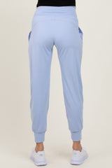 Light Blue Maternity Joggers