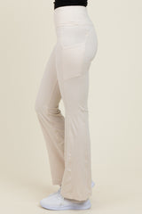 Ivory Active Pocket Flared Leggings