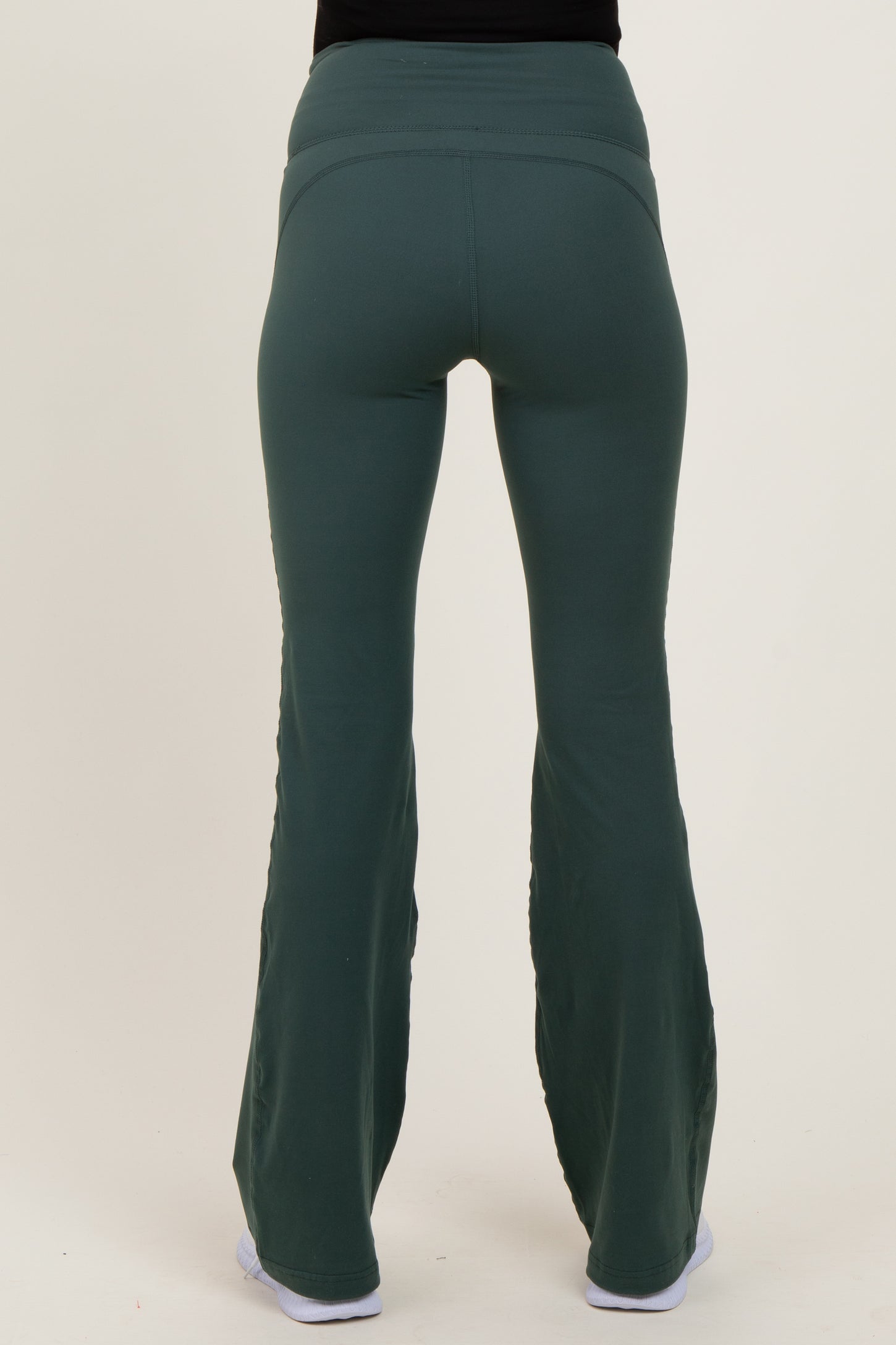 Light Teal Maternity Flared Leggings