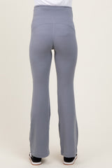 Light Grey Maternity Flared Leggings