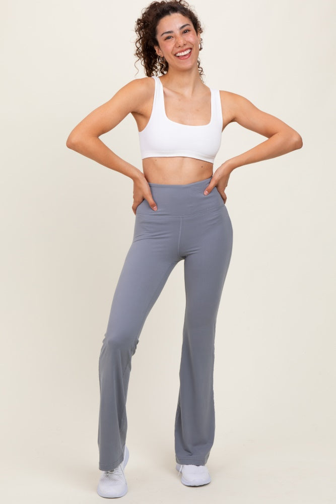 Light Grey Flared Leggings