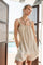 Beige Sleeveless Woven Romper