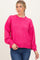Fuchsia Chunky Knit Oversized Sweater