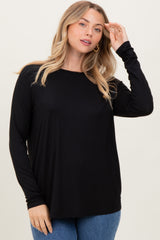 Black Long Sleeve Top