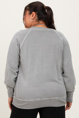 Vintage Wash French Terry Plus Pullover