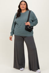 Jade French Terry Vintage Wash Plus Pullover