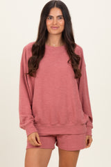 Rose Pullover & Shorts Set