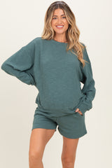 Jade Maternity Pullover & Shorts Set