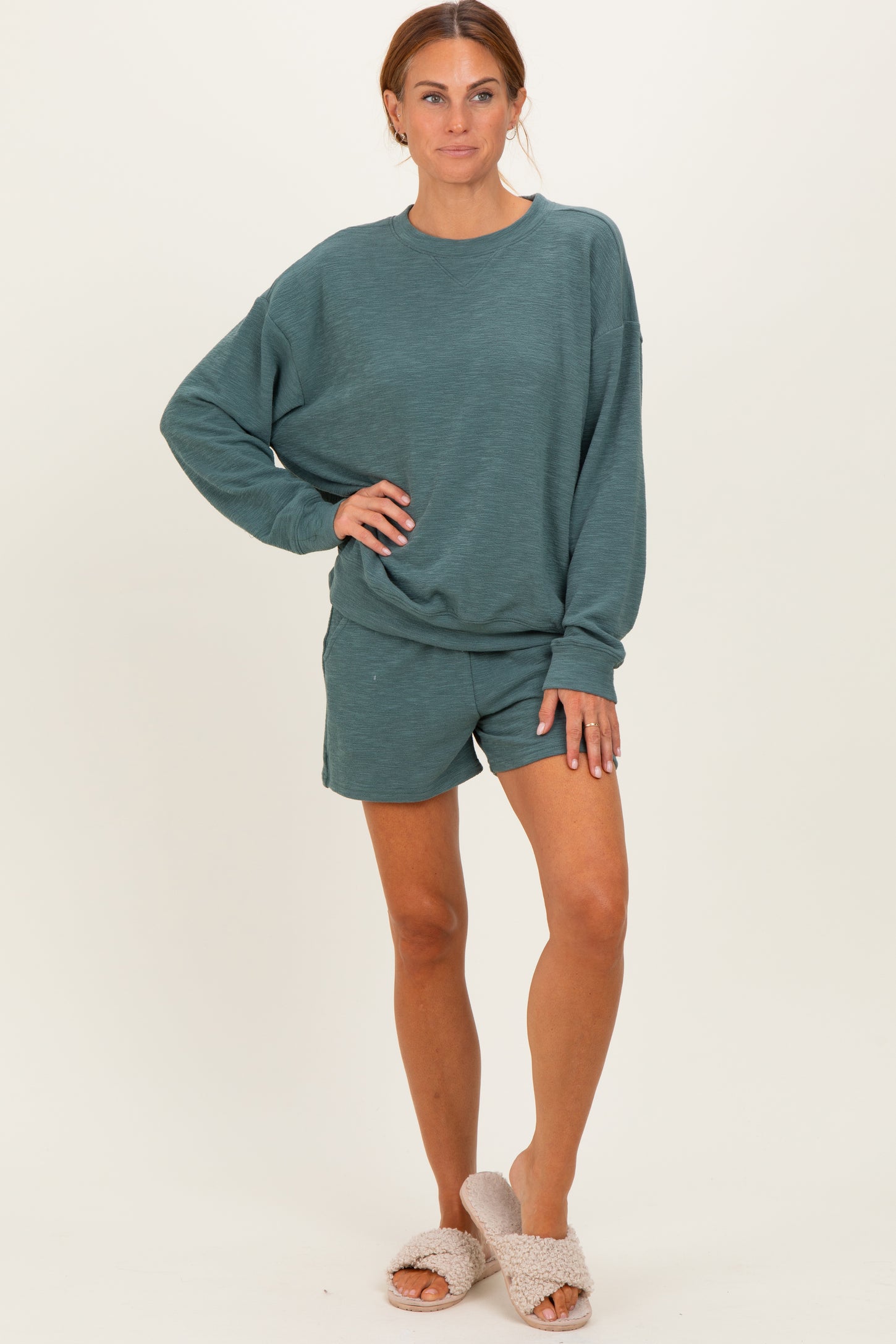 Jade Pullover & Shorts Set