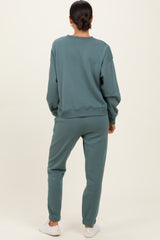 Jade Fleece Long Sleeve Pullover & Jogger Set