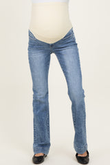 Blue Vintage Wash Maternity Bootcut Jeans