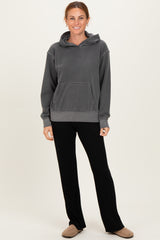 Charcoal Soft Fleece Pocket Hoodie