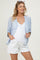 White Classic Maternity Denim Shorts