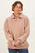 Camel Oversized Polo Pullover