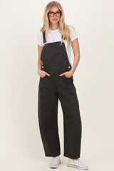 Charcoal Barrel Leg Overalls