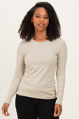 Sage Basic Long Sleeve Maternity Top