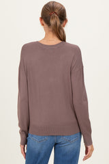 Cocoa Classic Crew Neck Maternity Sweater