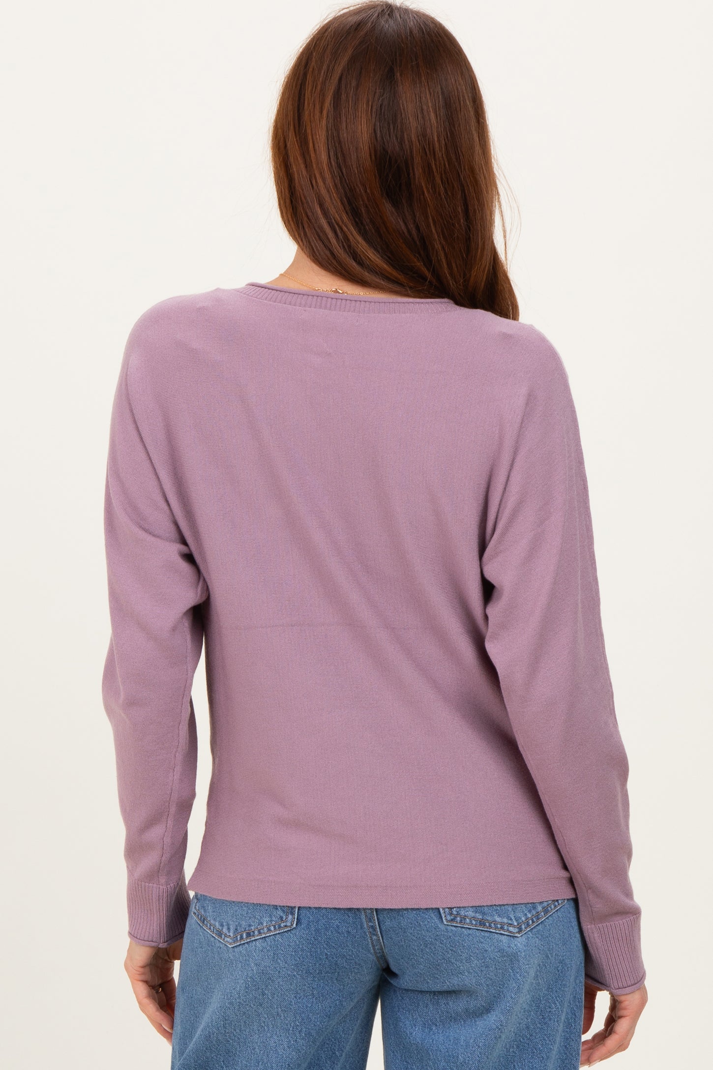 Violet Dolman Sleeve Knit Top