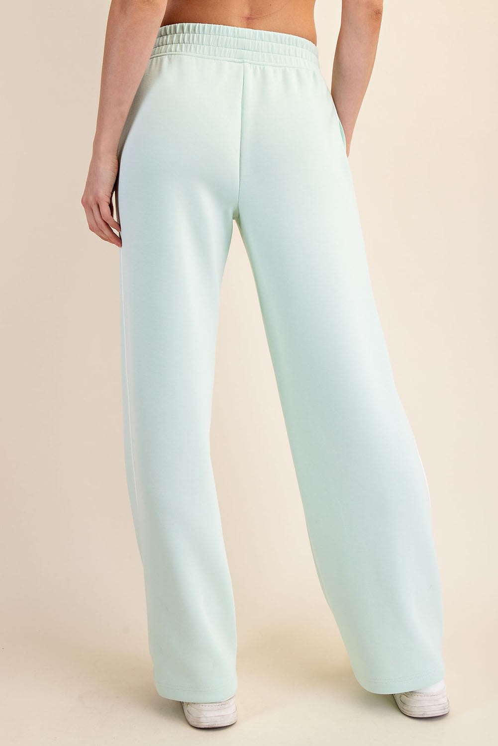 Mint Stripe Detail Lounge Pants