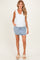 Light Denim Maternity Jean Skirt