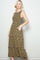 Multicolor Floral Smocked Sleeveless Tiered Maxi Dress