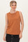 Clay Braided Neckline Tank