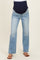 Light Wash Maternity Dad Jeans