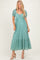 Light Blue Lace Maxi Dress