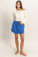 Cobalt Drawstring Relaxed Fit Shorts