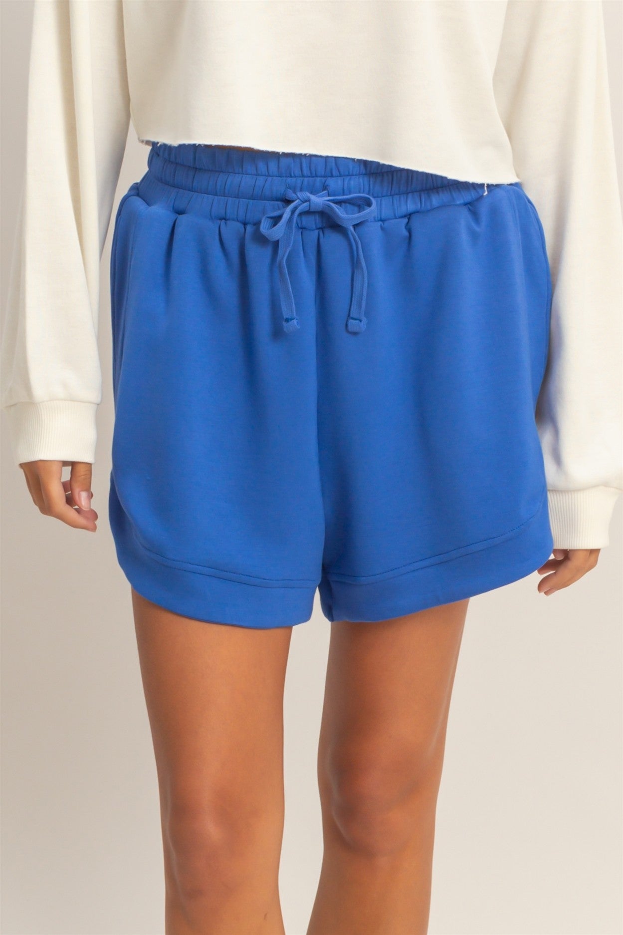 Cobalt Drawstring Relaxed Fit Shorts