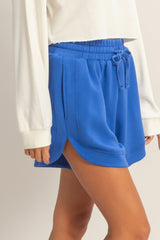 Cobalt Drawstring Relaxed Fit Shorts