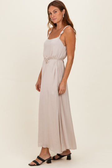 Papyrus Sleeveless Flower Belt Dress