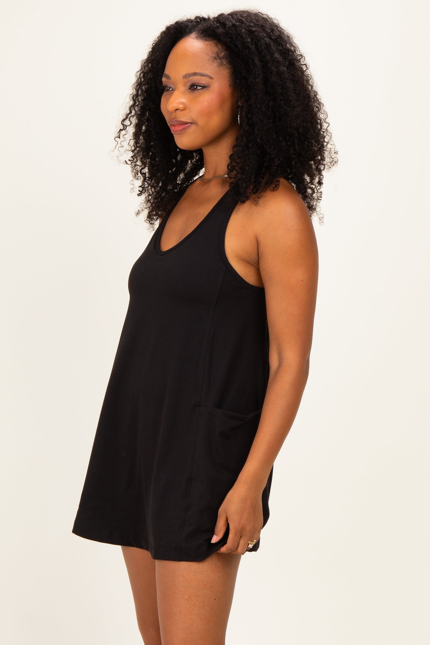 Black Active Racerback Skortsie
