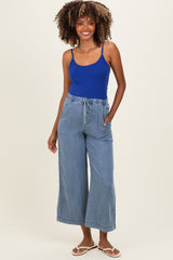 Royal Blue Basic Adjustable Strap Maternity Cami
