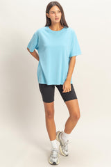 Blue Crew Neck T-Shirt
