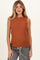 Copper Knit Sleeveless Maternity Top