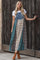 Denim Plaid Colorblock Overall Dress