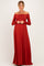 PinkBlush Rust Off Shoulder Maternity Maxi Dress